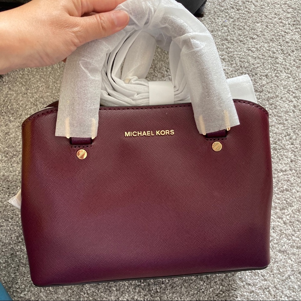 Michael Kors Savannah Small Satchel NWT crossbody